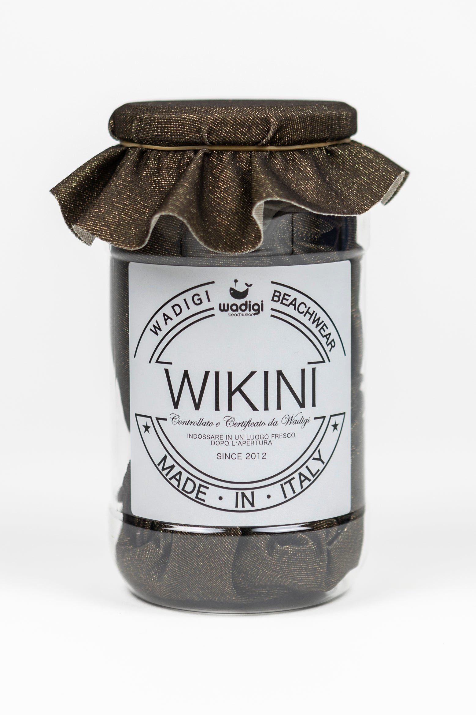 Bikini Clelia Lurex caffè – Wikini